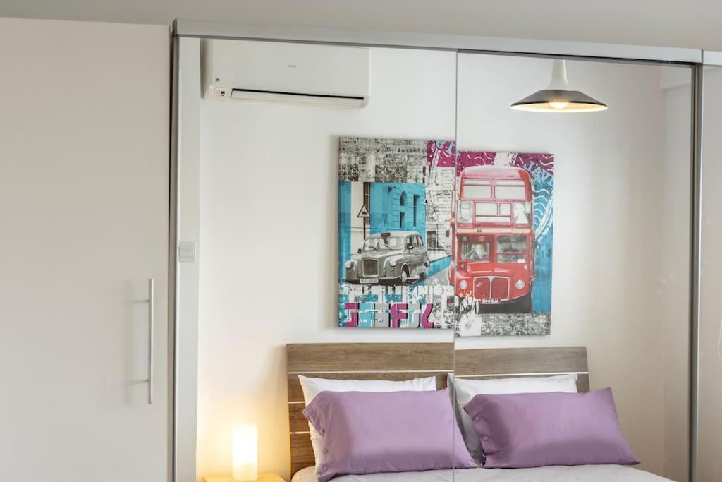 Ferienwohnung Luxurious Bright & Stylish 2Br With Office In Nikosia Exterior foto
